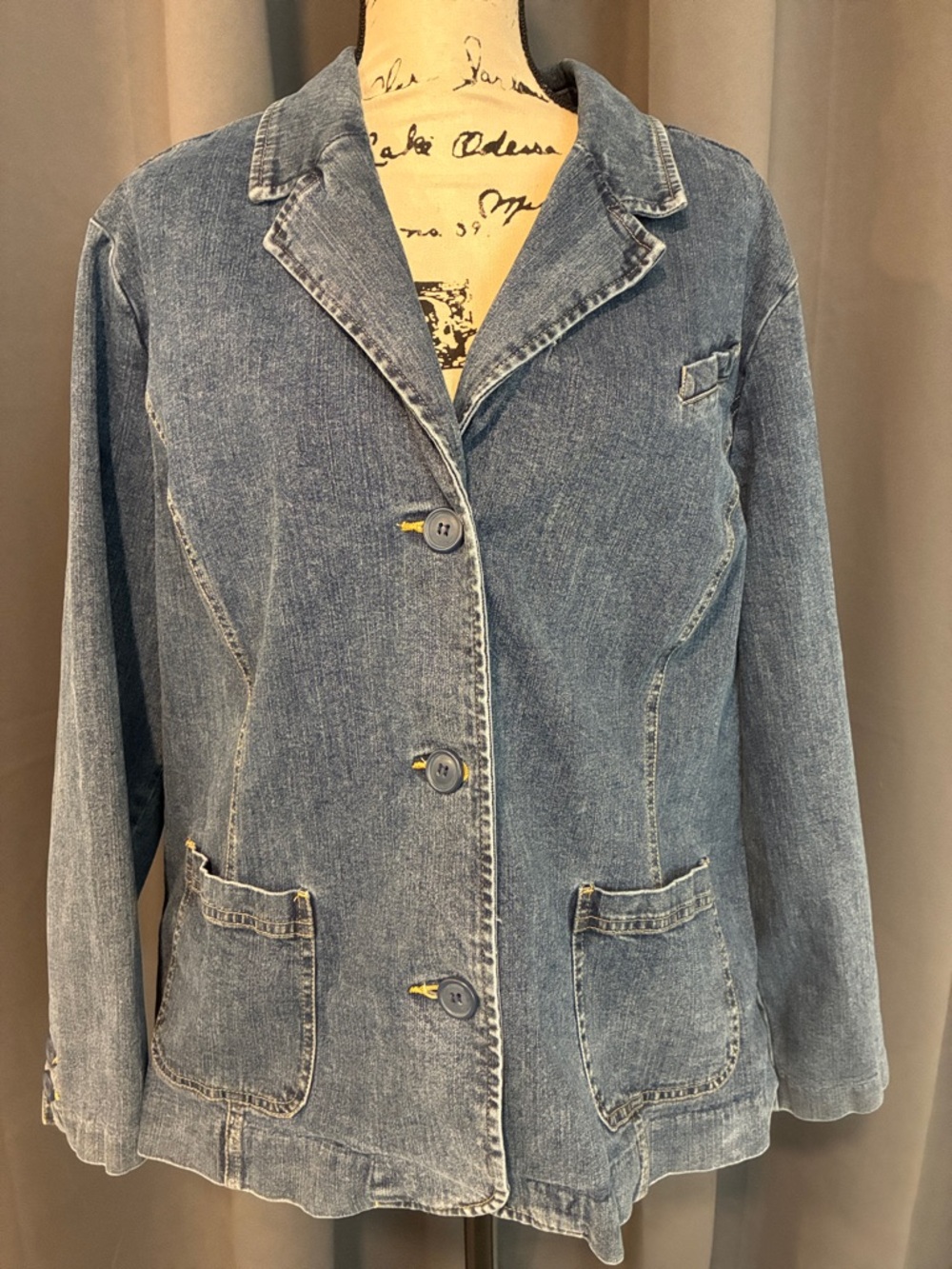 Sonoma Blue Denim Blazer Jacket